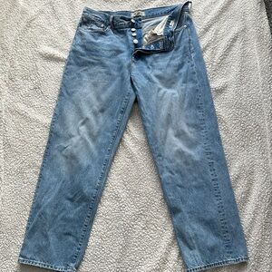 Madewell Low Slung Straight Jeans Denim Size 29